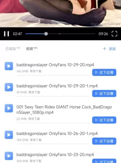 [转载搬运] baddragonslayer 38G合集 [nv+37.9G][磁力链接]